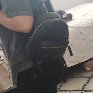 Small black backpack